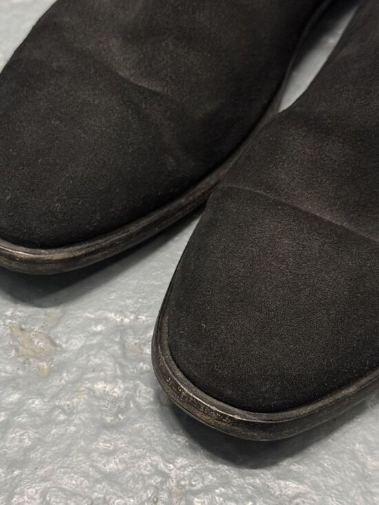 BALENCIAGA Black Suede Leather Chelsea Boots main image 6